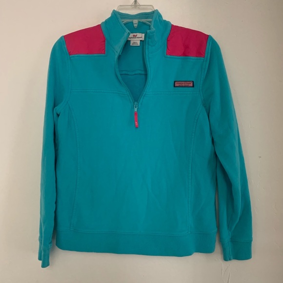 Vineyard Vines Tops - Vineyard Vines | teal and pink sheep shirt